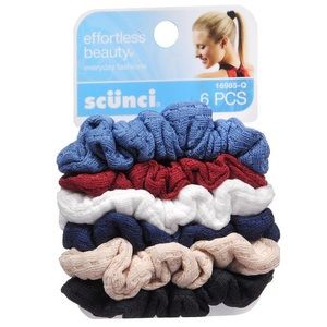 6 piece scrunchies